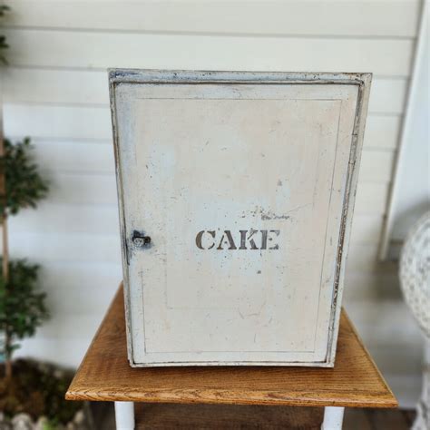 vintage metal cake box|Vintage Cake Box .